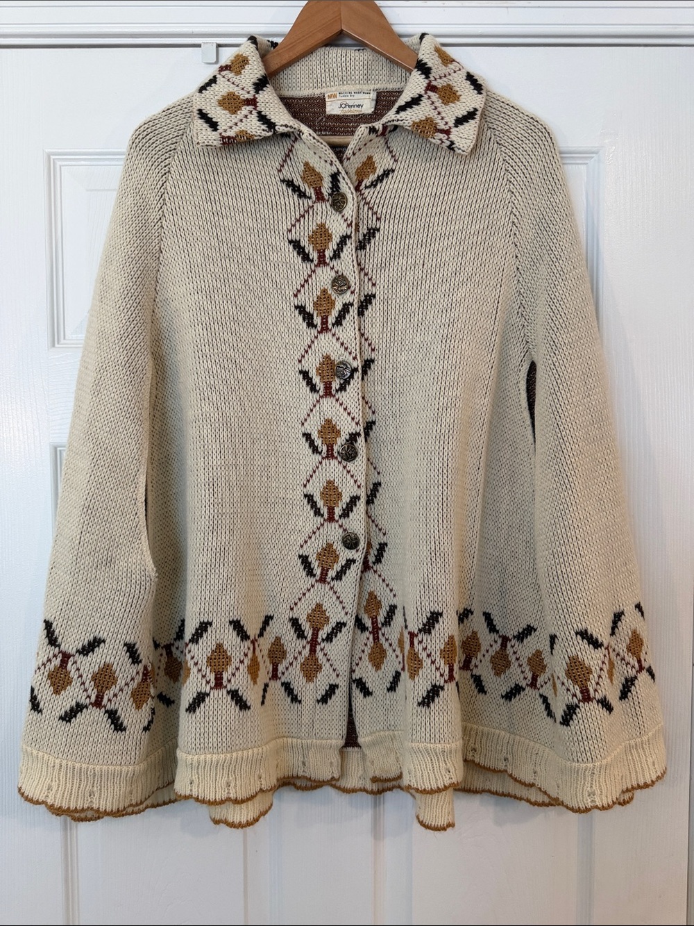 Vintage JCPenney poncho/cape